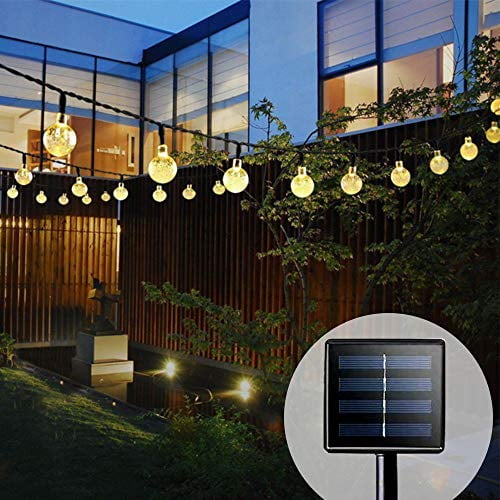 Details about   Solar Powered 60 LED String Light Garden Home Waterproof Lamp Outdoor Decor Set 